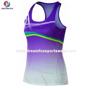 2108 Espò Gym Singlets Custom sublimasyon Kouri panno
